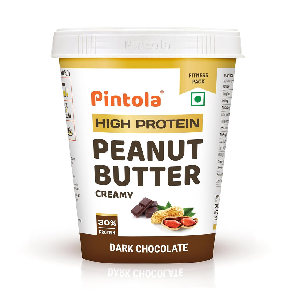 Pintola High Protein Peanut Butter Dark Chocolate 1 Kg | 30g Protein
