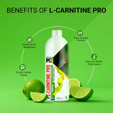 MuscleBlaze Liquid L-carnitine Pro -Triple Strength Formula, 3300 Mg - 30 Servings