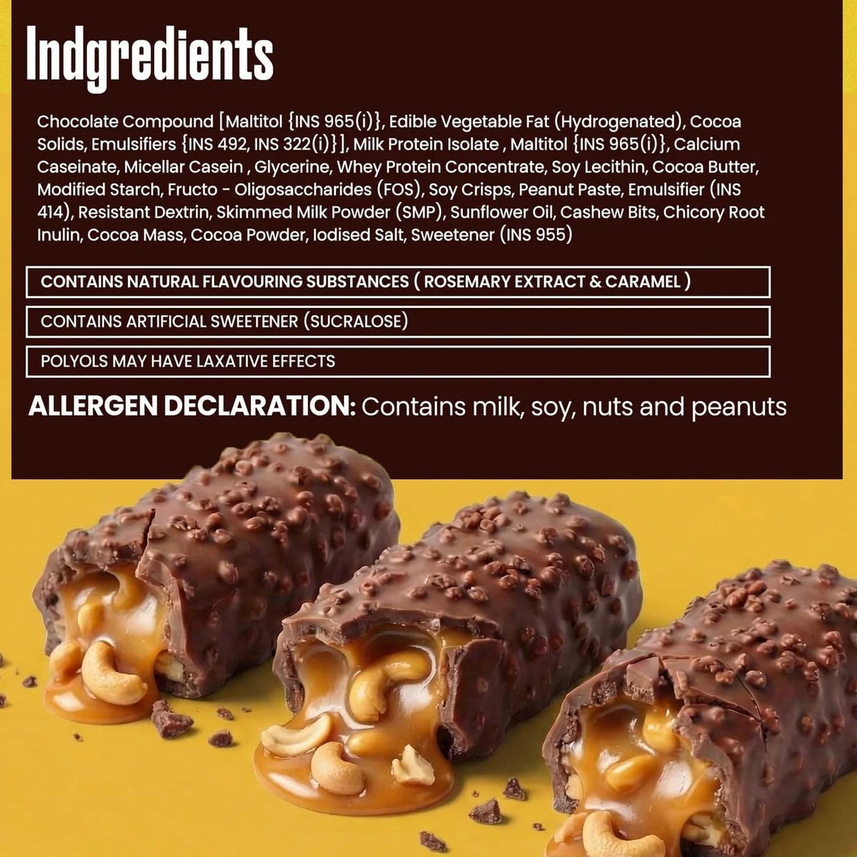 Pureluxe Nutrition Unburdened Protein Bars 55g | 20g Protein | Pack of 6