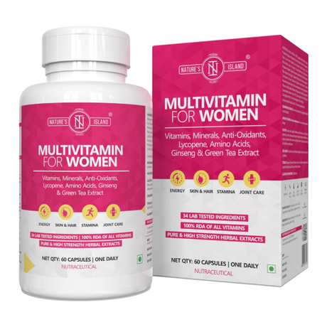 Nature's Island Multivitamin For Women - 60 Capsules - Nutristar