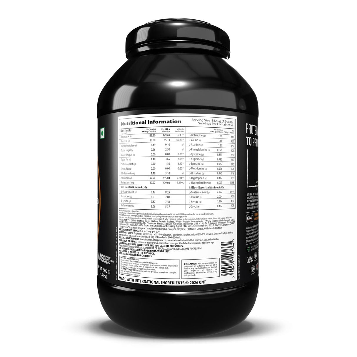 QNT Prime Whey Protein 4.4 Lbs