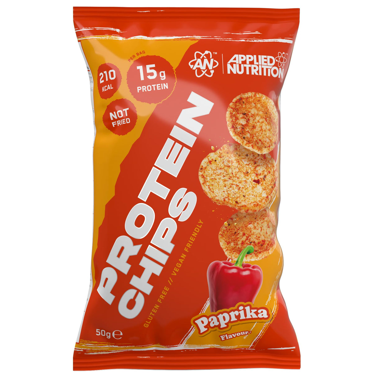 Applied Nutrition Protein Chips | Gluten-Free & Vegan | 15g Protein | 7 x 50g