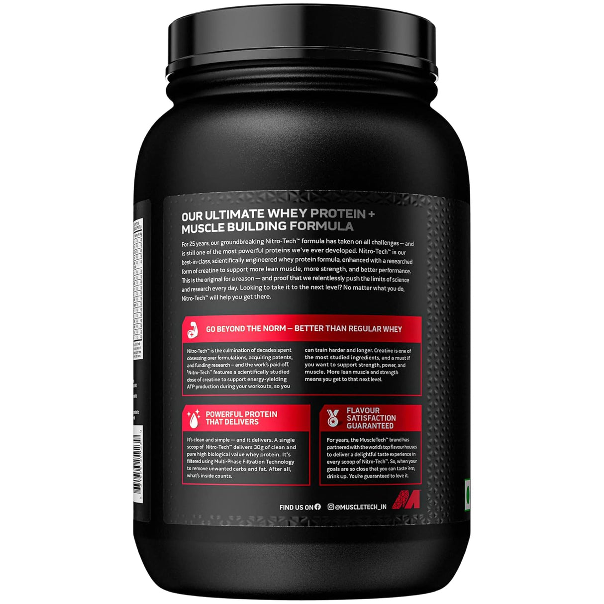 MuscleTech Nitro-Tech Performance Series - 2 Lbs