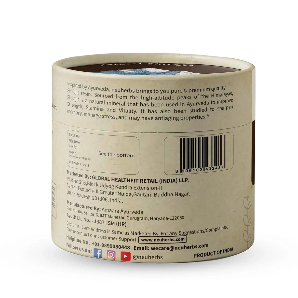 Neuherbs Himalayan Shilajit - 20 Gm