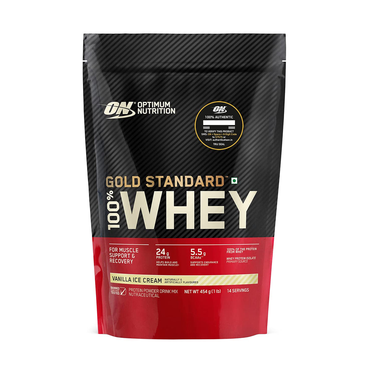 Optimum Nutrition (ON) Gold Standard 100% Whey 1 Lbs