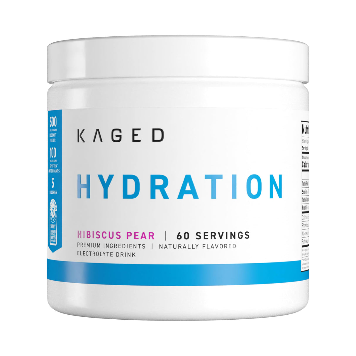 Kaged Hydration Premium Electrolyte Drink - 60 Servings