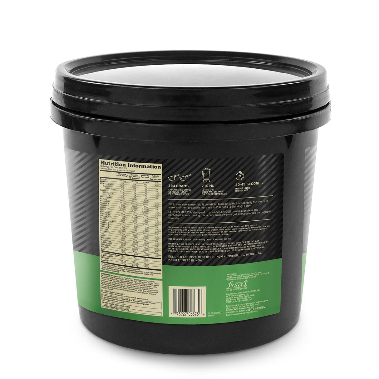 Optimum Nutrition (ON) Serious Mass - 11 Lbs
