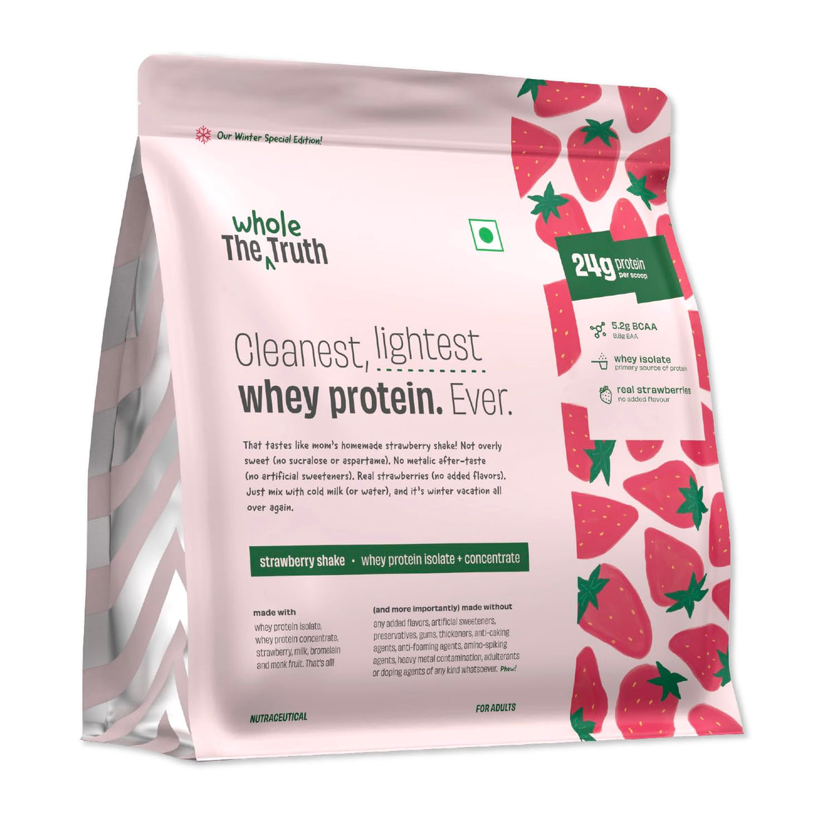 The Whole Truth 24g Whey Protein Concentrate - 1kg