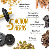 Kapiva Gym Foods Shilajit Gold (Helps in Boosting Stamina) 60 Capsules