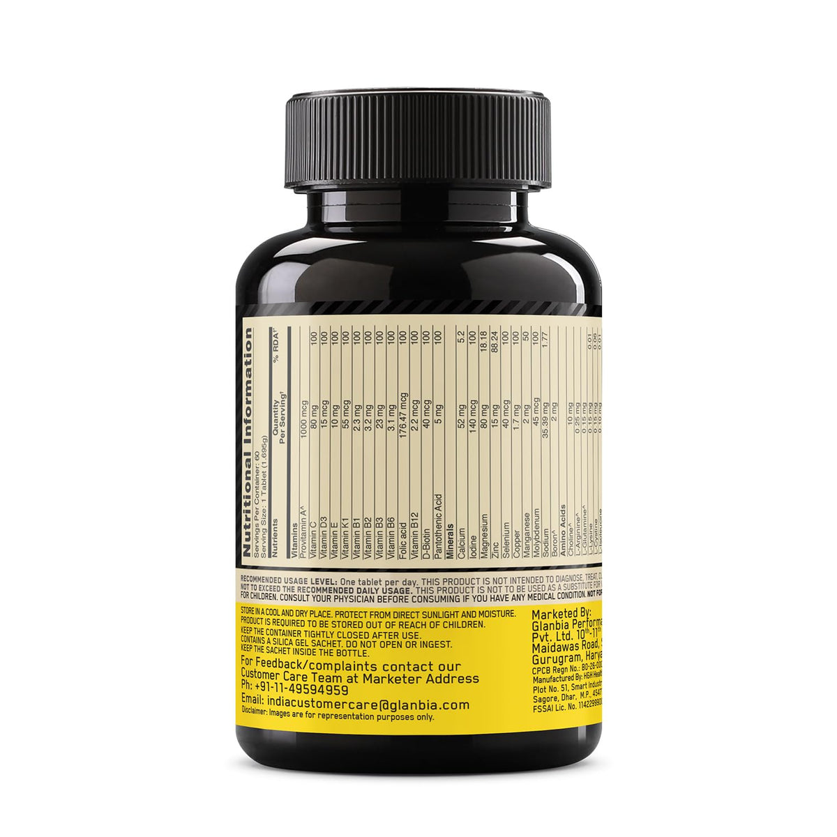 Optimum Nutrition (ON) Opti-Men Advanced Multivitamin for Men | 60 Tablets