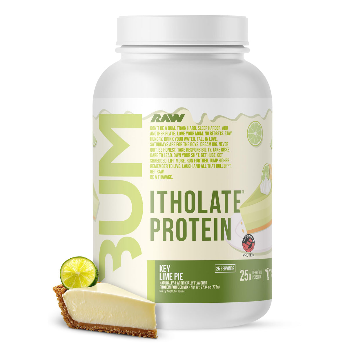 RAW Essential CBUM Itholate Whey Isolate Protein 25 Servings | Grass-Fed Whey Protein Isolate