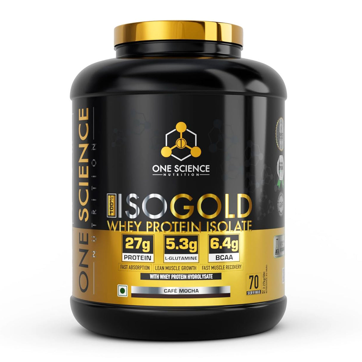 One Science ISO GOLD Whey Protein Isolate - 5 Lbs