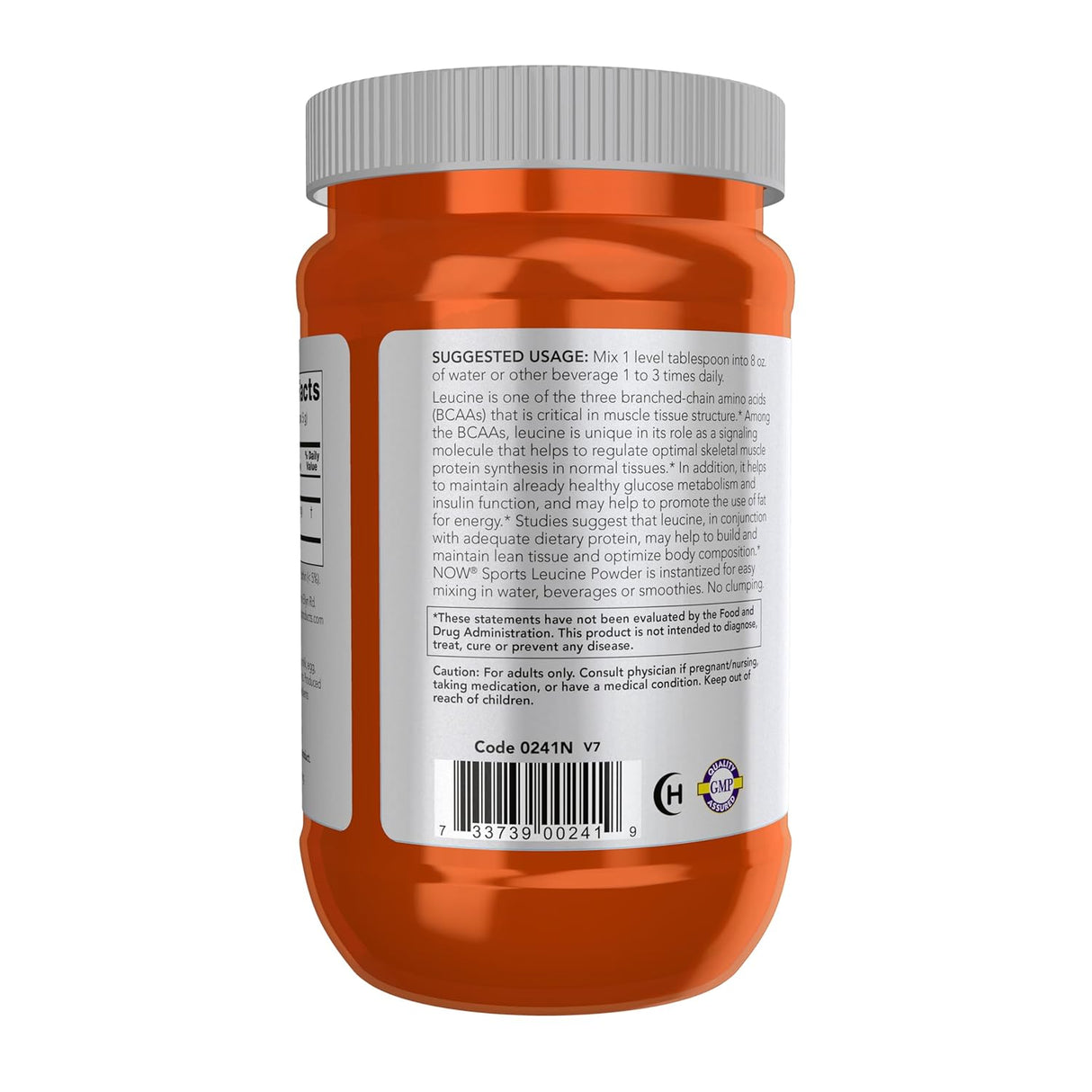 NOW Sports L-Leucine | Amino Acid Powder | 255g
