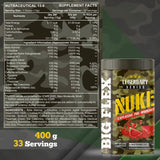 Bigflex Nuke Pre-Workout Powder | Energy & Workout Support | 400g (33 Servings)