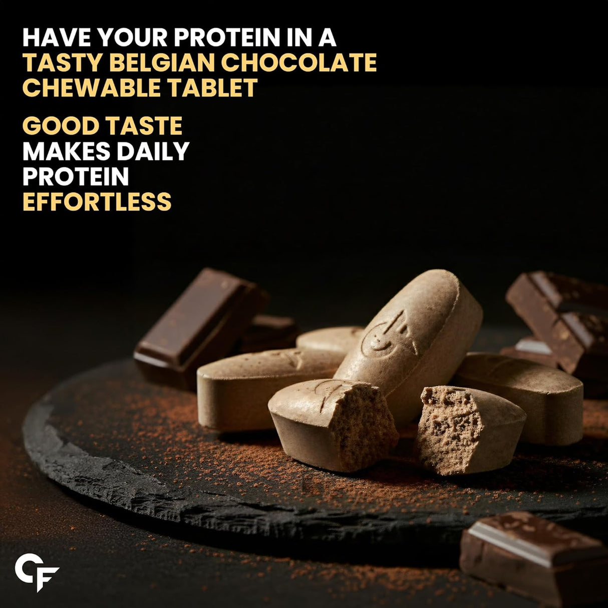 Carbamide Forte Chewable Protein Tablets | 12g Whey Protein | On-the-Go Protein Supplement | 300 Tablets