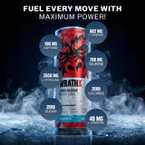 MuscleBlaze WrathX Energy Drink | Frostbyte | 335ml x  Pack of 6