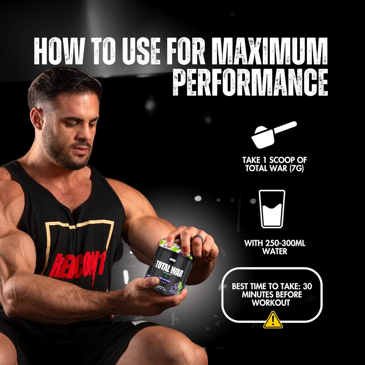 Redcon1 Total War Pre Workout - 60 Servings