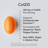 Sports Research COQ10 100mg with Coconut Oil & BioPerine | 120 Veggie Softgels