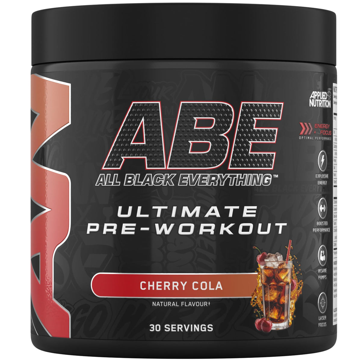 Applied Nutrition ABE (All Black Everything) Pre-Workout Powder | 375g (30 Servings)