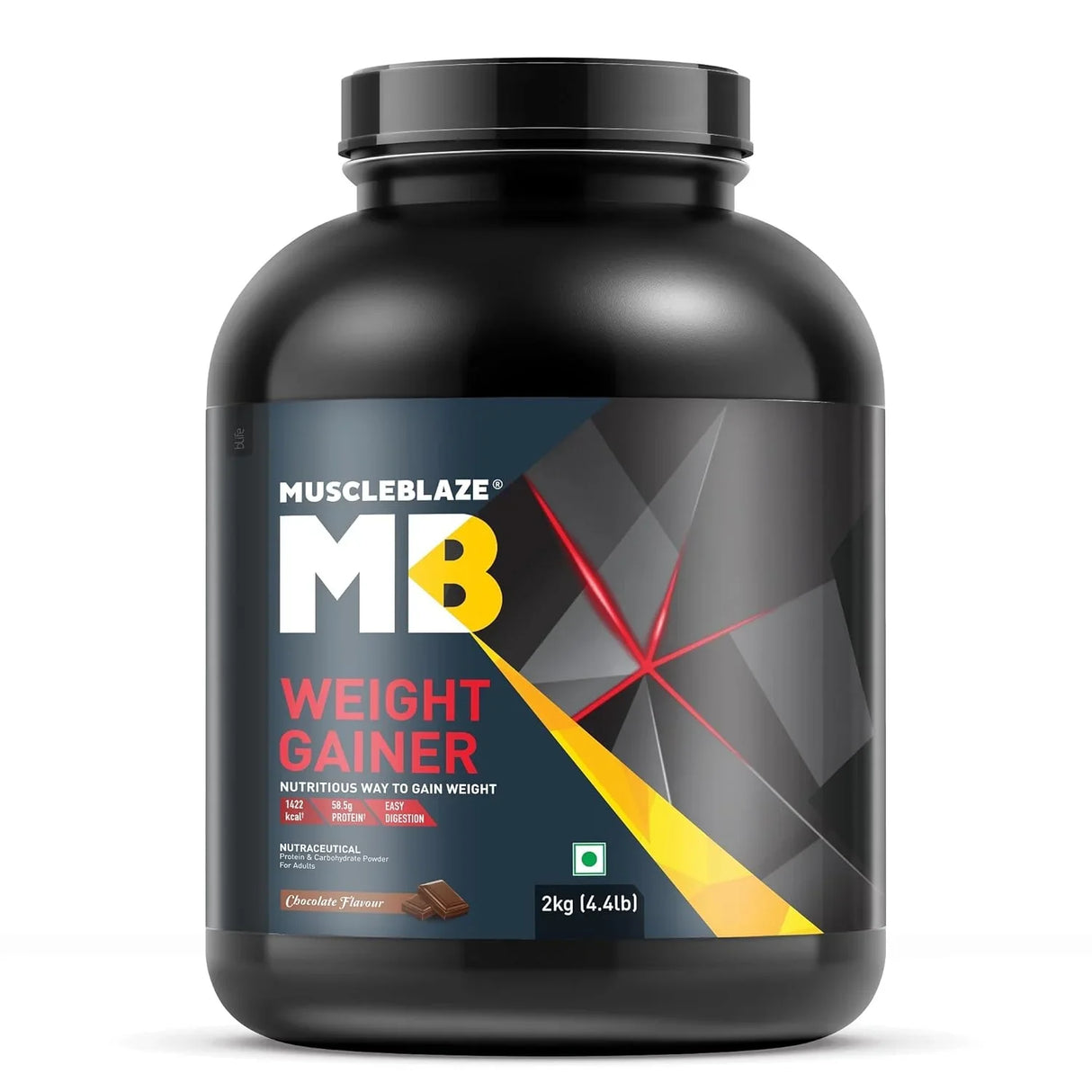 MuscleBlaze Weight Gainer with Added Digezyme - 2 Kg