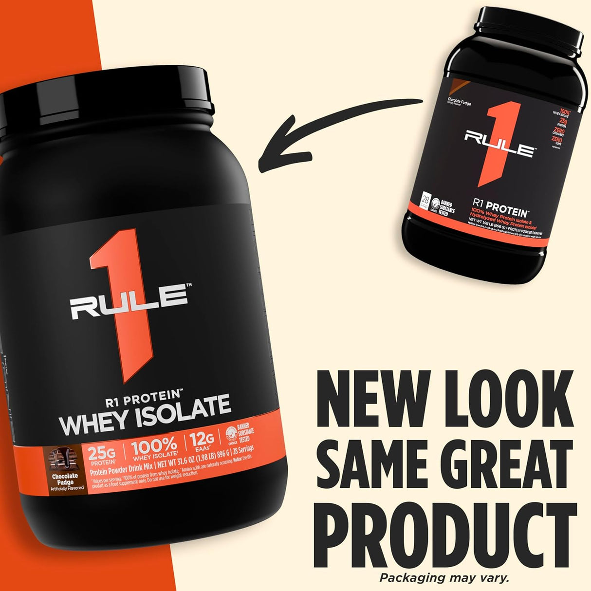 RULE1 100% Isolate Whey Protein , 2.27 kg