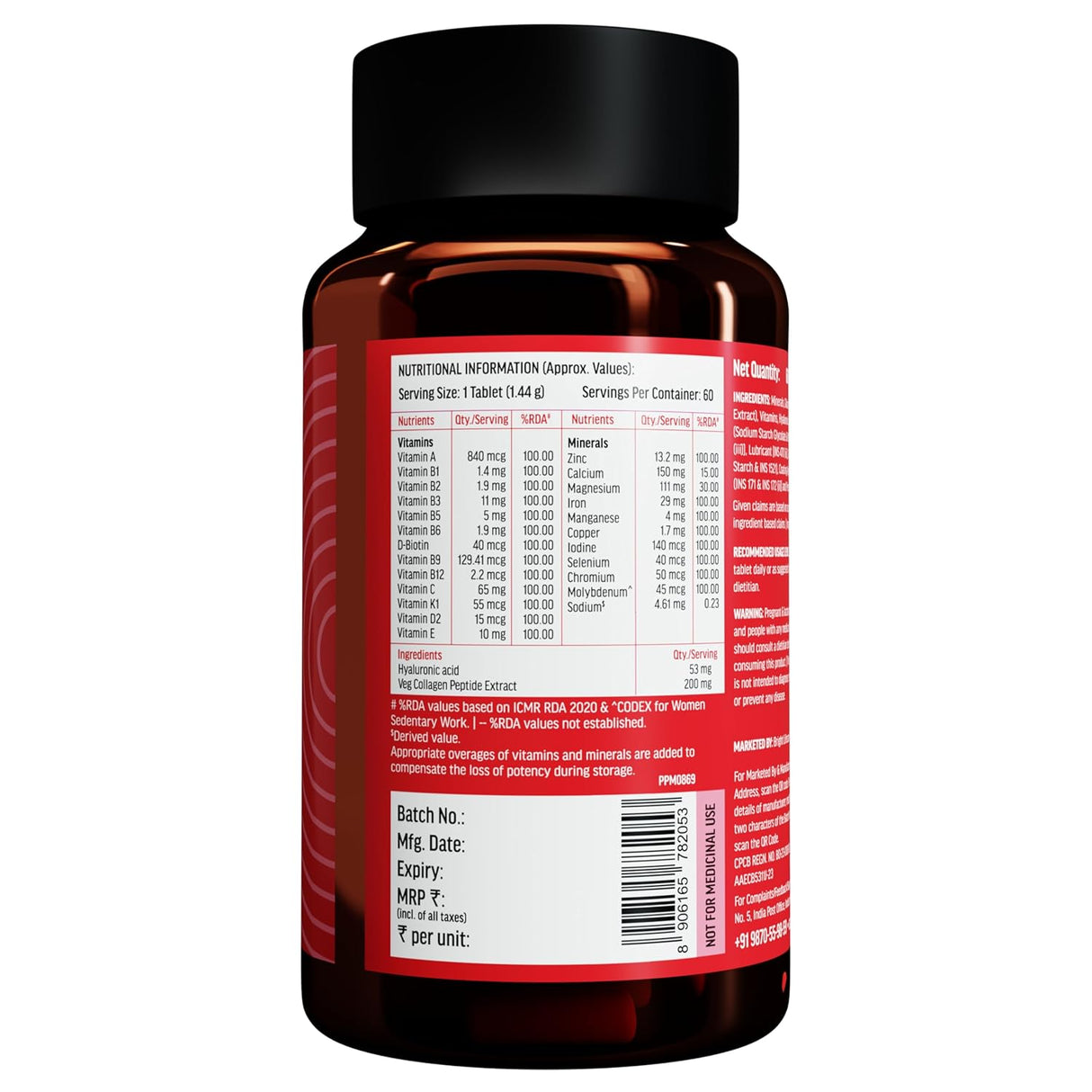 HK Vitals Multivitamin Plus Women, 60 Tablets