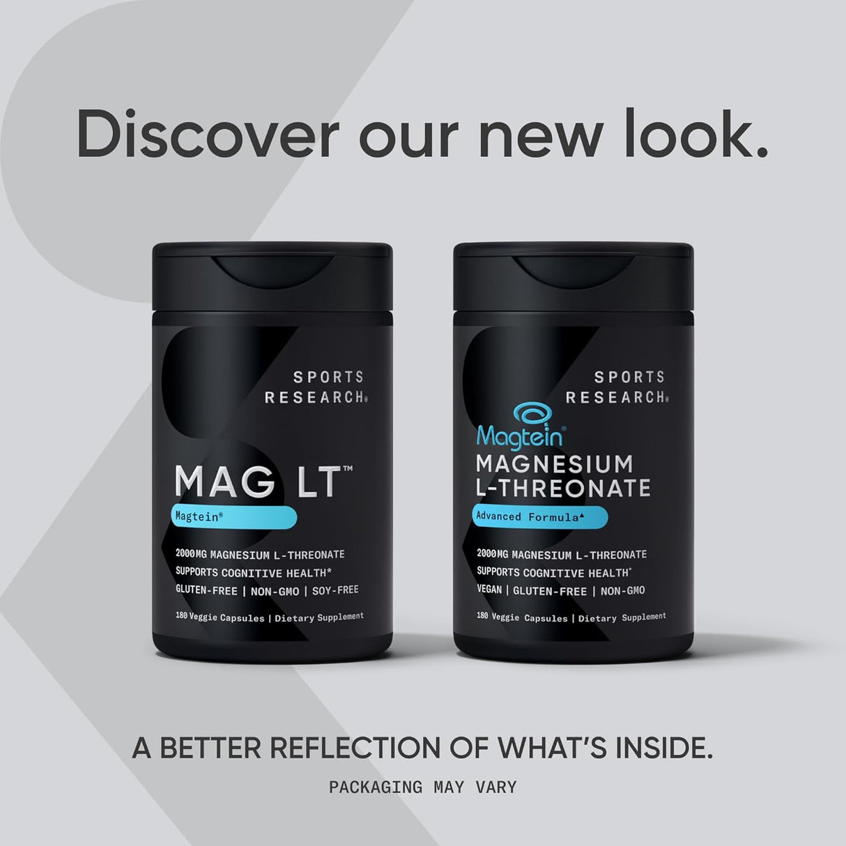 Sports Research Magnesium L-Threonate (Magtein) | 2000mg | 90 Capsules
