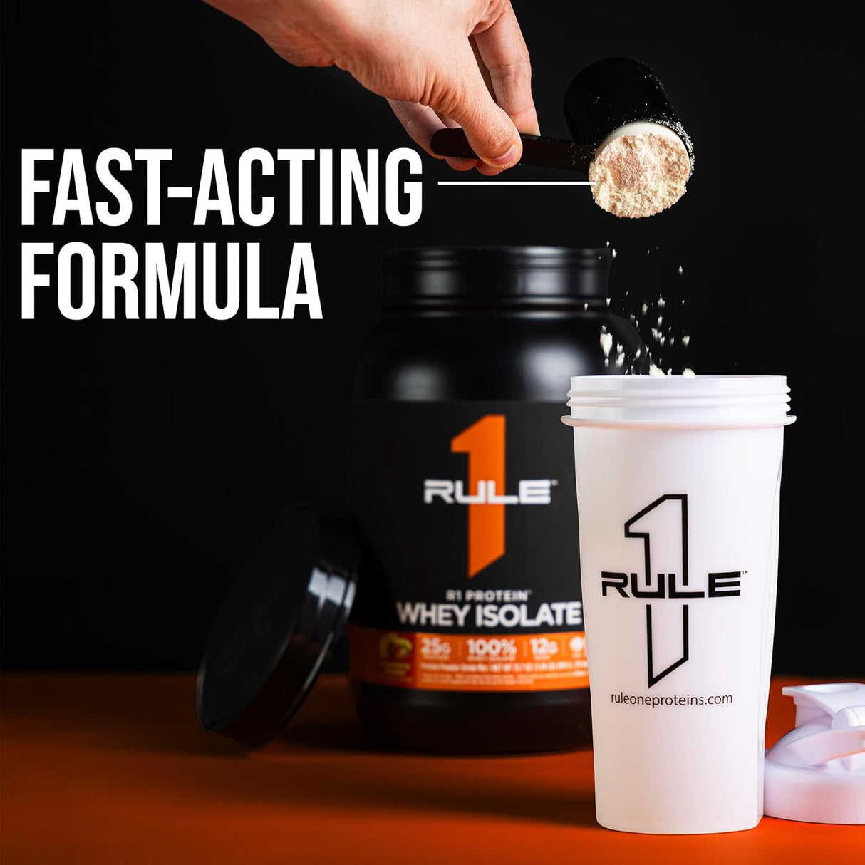 RULE1 100% Isolate Whey Protein , 2.27 kg