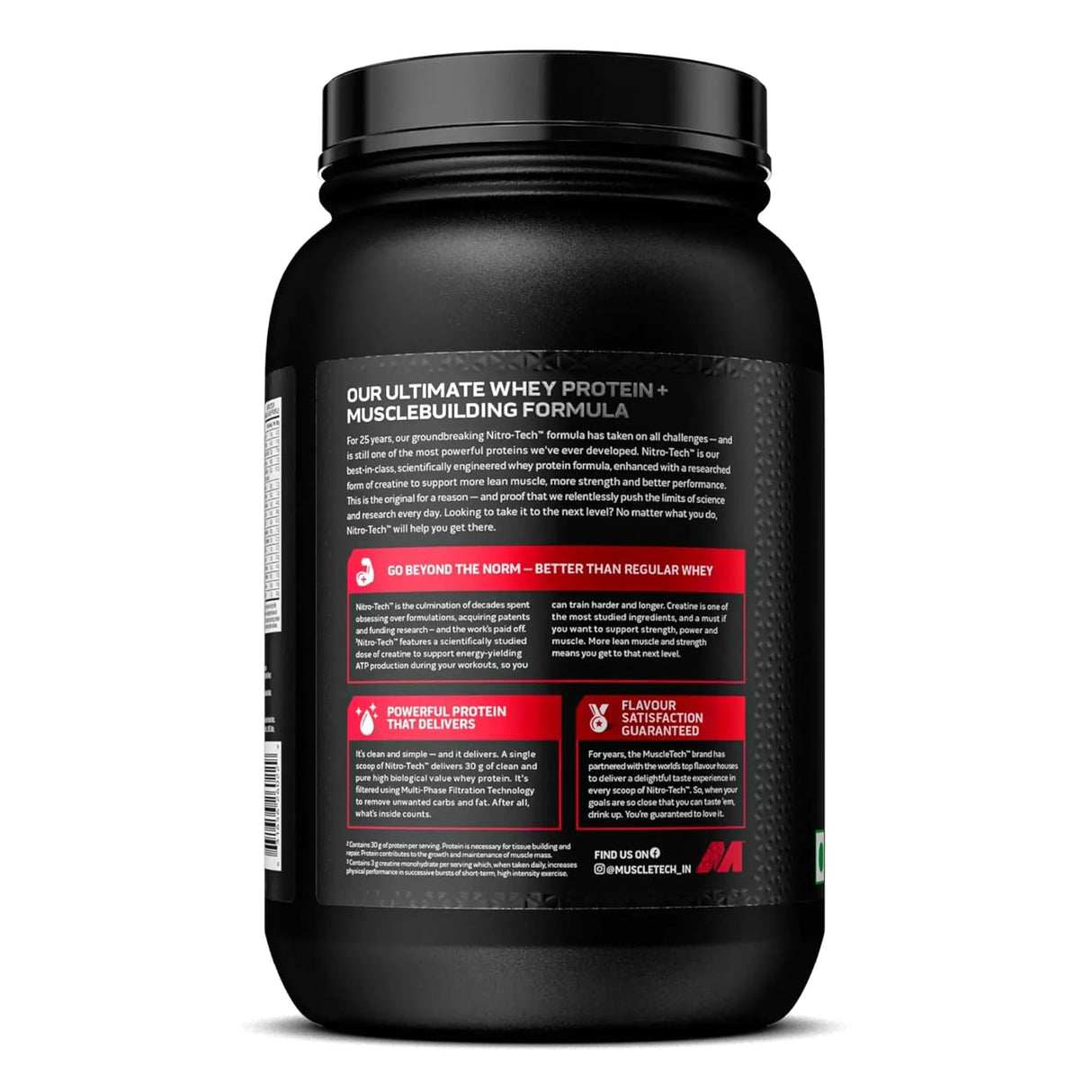 MuscleTech Nitro-Tech Performance Series - 2 Lbs