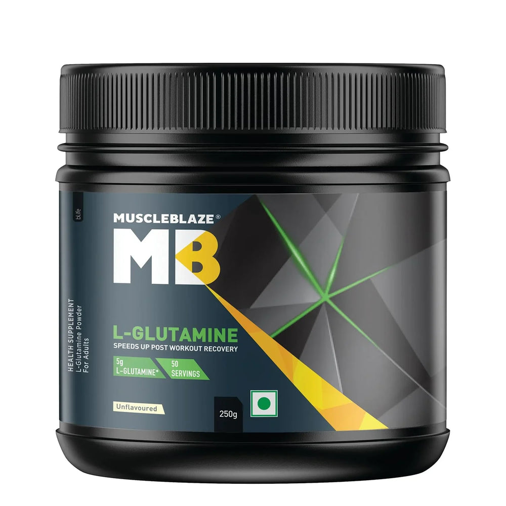 MuscleBlaze Micronized L-Glutamine 250 g