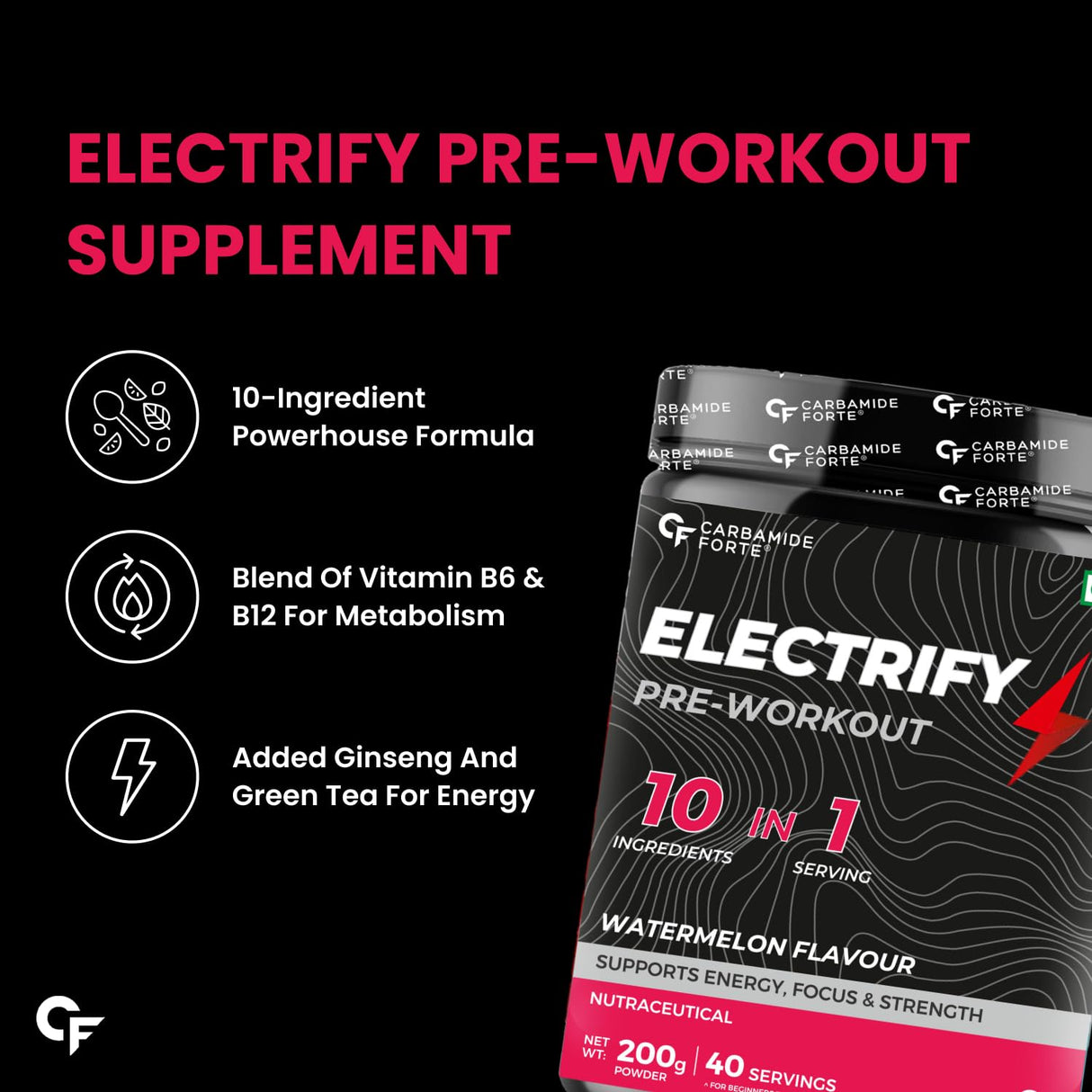 Carbamide Forte Pre Workout - 200g