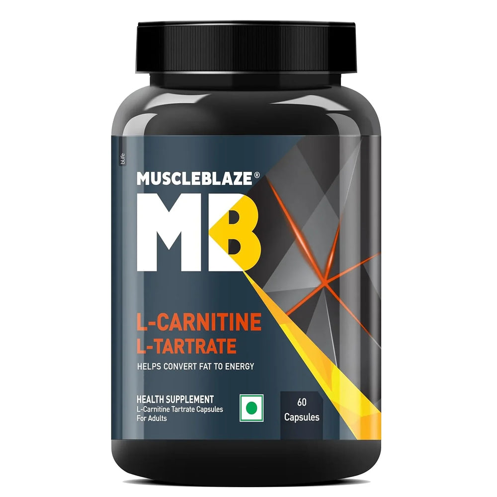 MuscleBlaze L-Carnitine L-Tartrate - 60 Capsules