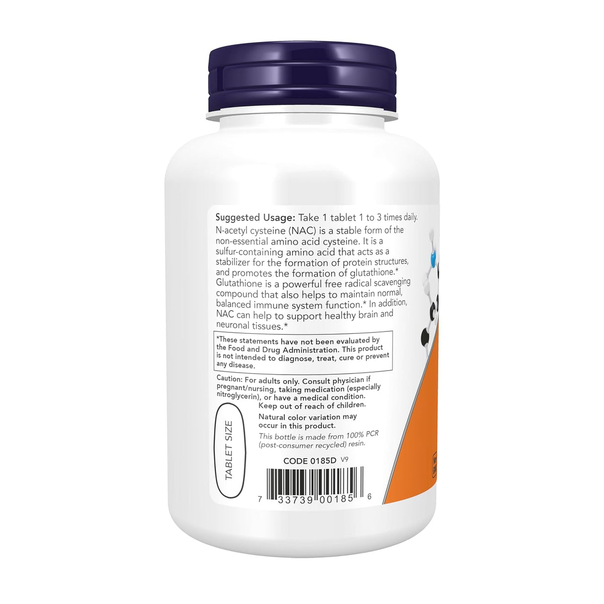 Now Foods NAC Supplement 1000mg | 120 Tablets