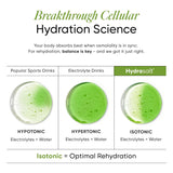 Wellbeing Nutrition HydraSalt Electrolyte Drink with Zero Added Sugar | 5 Electrolytes & 3 Vitamins for Instant Hydration, Energy, Performance & Recovery | 90g, Pack of 15
