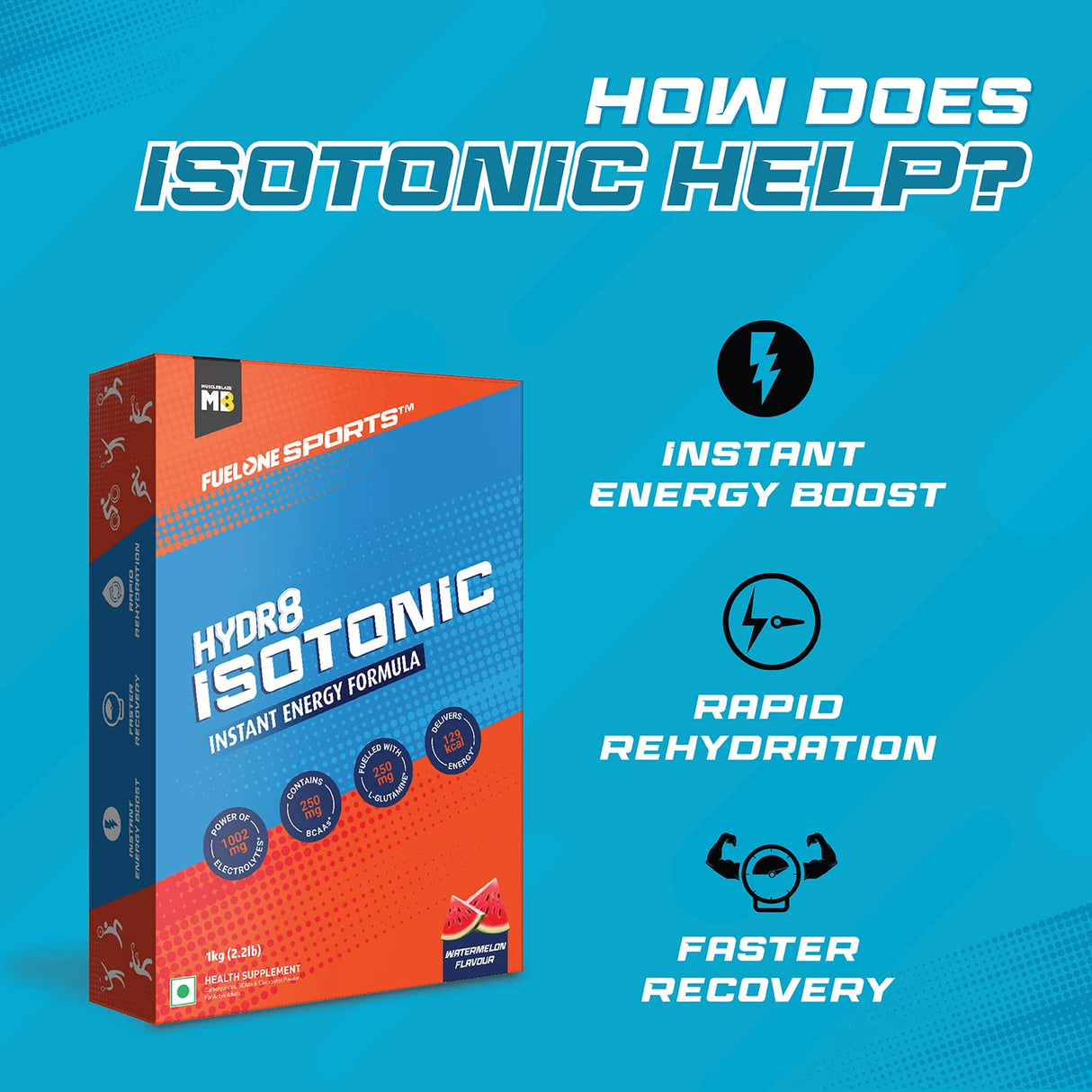 MuscleBlaze Isotonic Instant Energy Drink Formula - 1 Kg