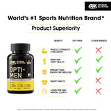 Optimum Nutrition (ON) Opti-Men Advanced Multivitamin for Men | 60 Tablets
