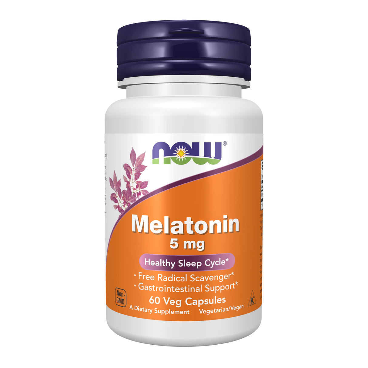 NOW Foods Melatonin 5mg | 60 Veg Capsules