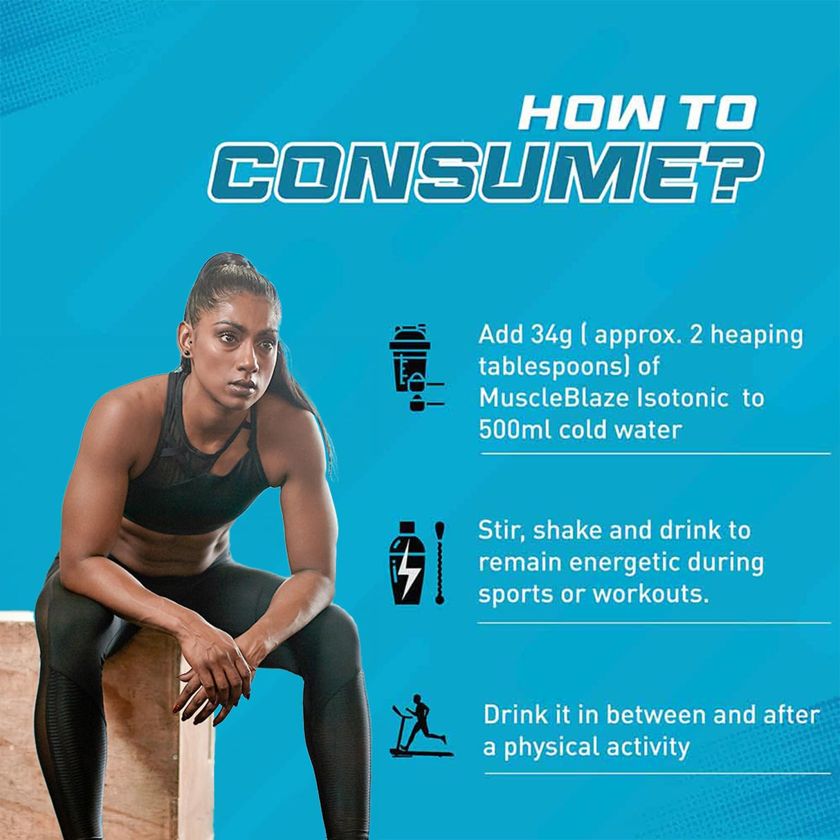 MuscleBlaze Isotonic Instant Energy Drink Formula - 1 Kg