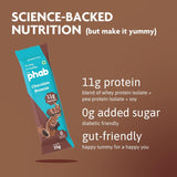 PHAB Fudge Protein Bars | 11g Protein | Pack of 12
