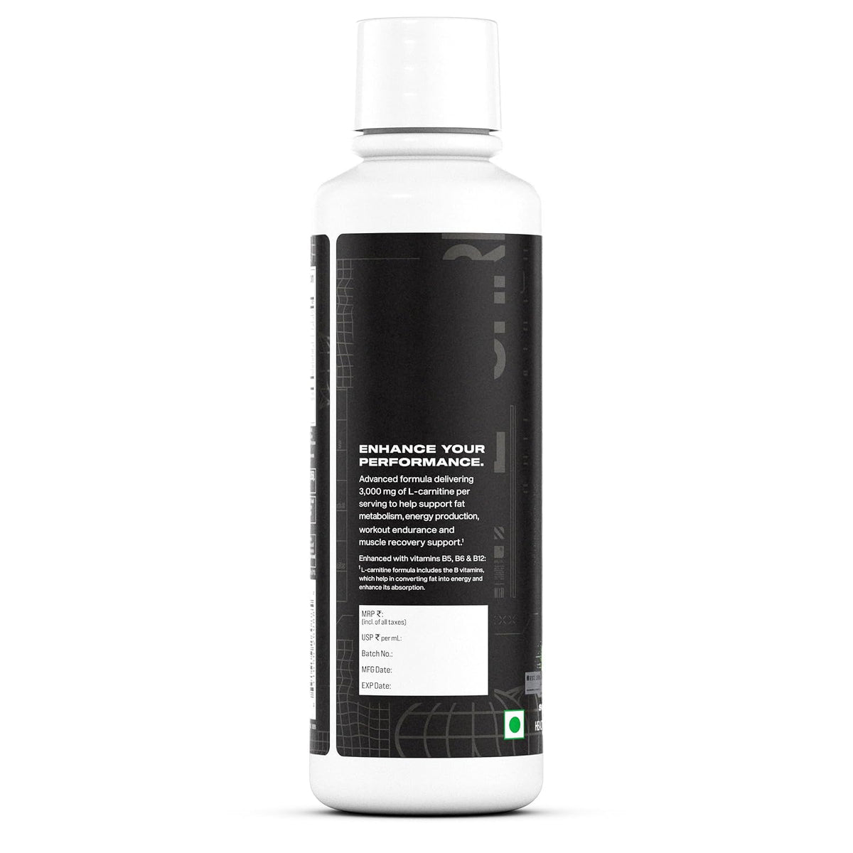 MuscleTech Platinum Liquid L-Carnitine 450ml | 3000mg per Serving | 30 Servings