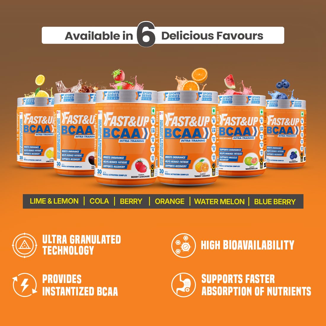 Fast&UP Bcaa 30 Servings