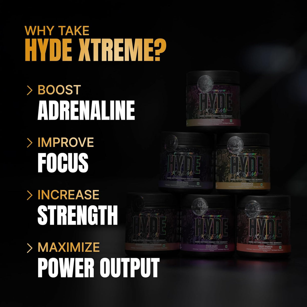 ProSupps HYDE XTREME Pre Workout - 30 Servings