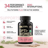 Optimum Nutrition (ON) Opti-Women Multivitamin Plus for Women | 60 Capsules