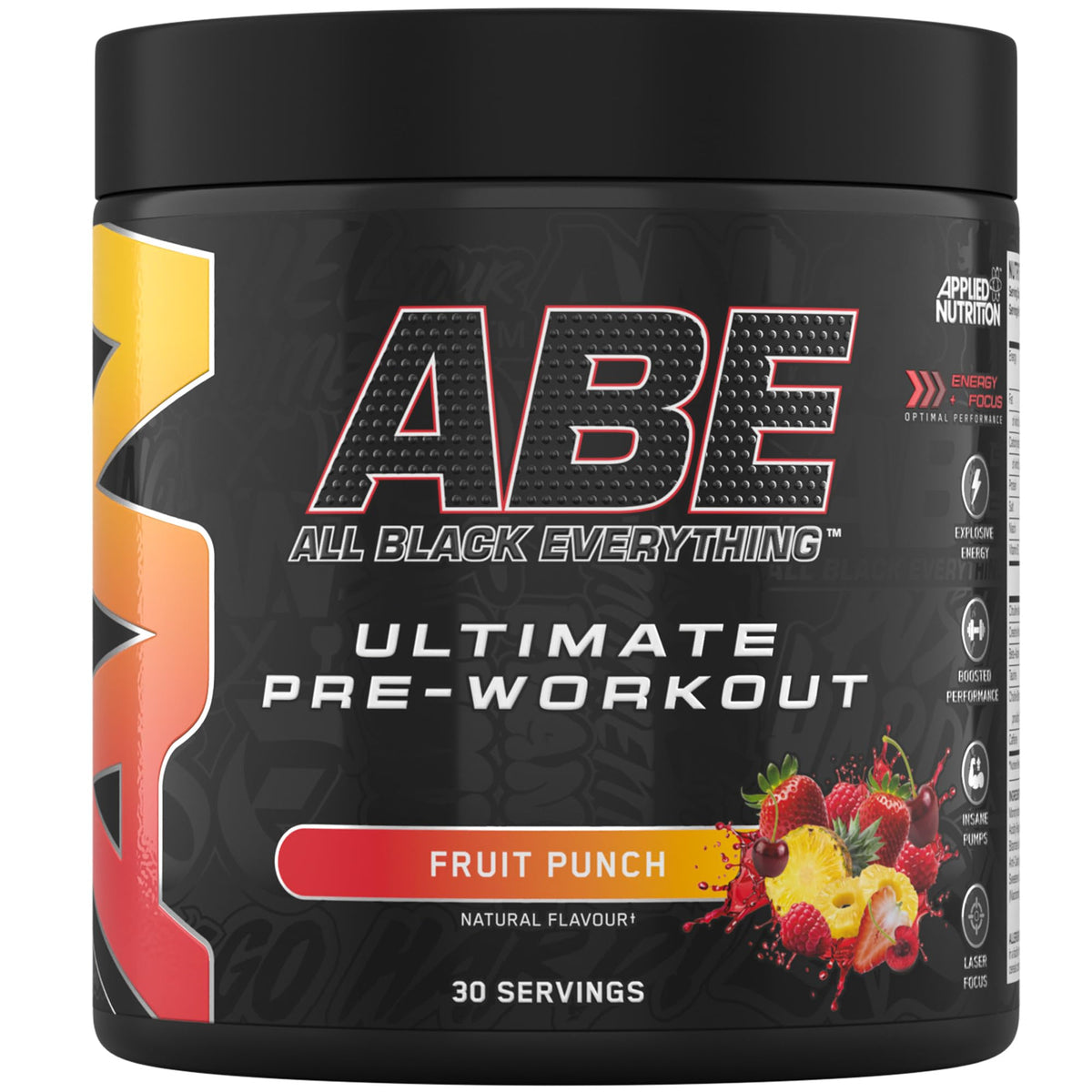 Applied Nutrition ABE (All Black Everything) Pre-Workout Powder | 375g (30 Servings)