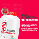 GNC Pro Performance Weight Gainer 3 Kg + Nutristar Micronized CREA Gold Creatine Monohydrate 250g (83 Servings) - Mass & Strength Bulking Combo