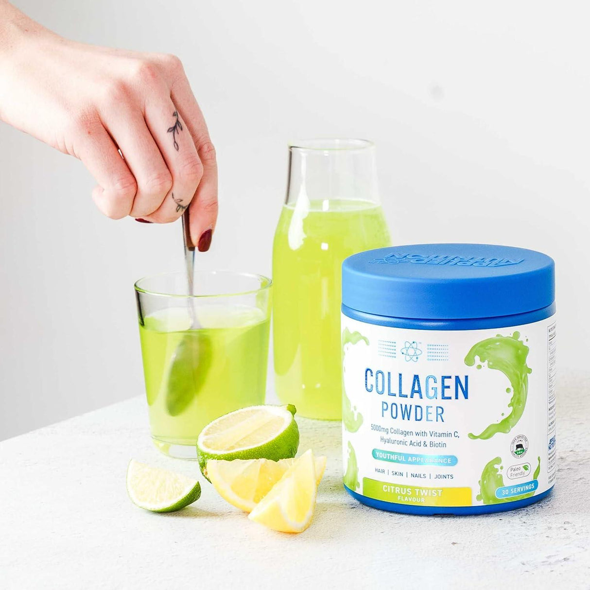 Applied Nutrition Collagen Peptides Powder | Hydrolysed Bovine Collagen | 165g (30 Servings)