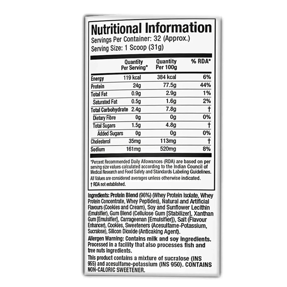 MuscleTech Nitrotech 100% Whey Gold - 2 Lbs