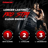 Enhanced Labs Savage Pro Stim Pre-Workout 405g | 30 Servings | Energy & Focus Support