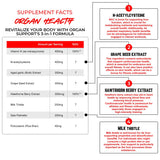 Enhanced Labs Organ Health Supplement – 120 Capsules | 30 Servings