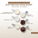 TrueBasics Clean Whey Protein Powder Isolate & Concentrate Blend (1 Kg) | 25g Protein | Trustified Gold Certified